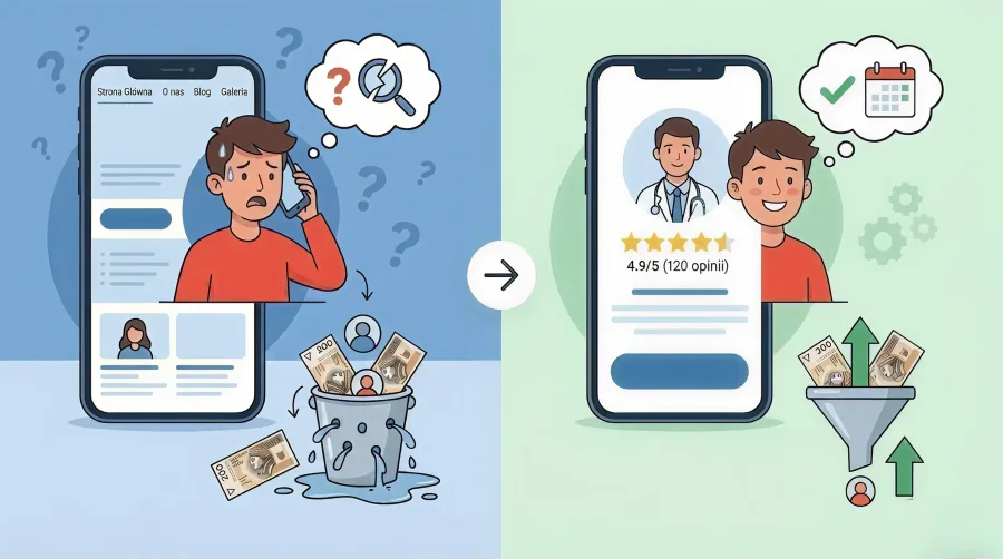 Dlaczego reklamy Google Ads nie działają? Sprawdź Landing Page gabinetu