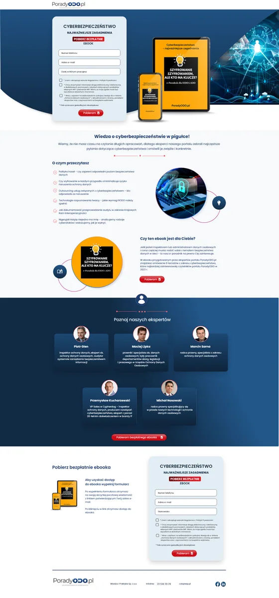 Poradyodo.pl - Landing Page – zrzut 1