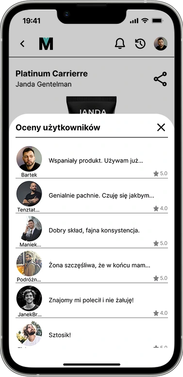 Ekran aplikacji